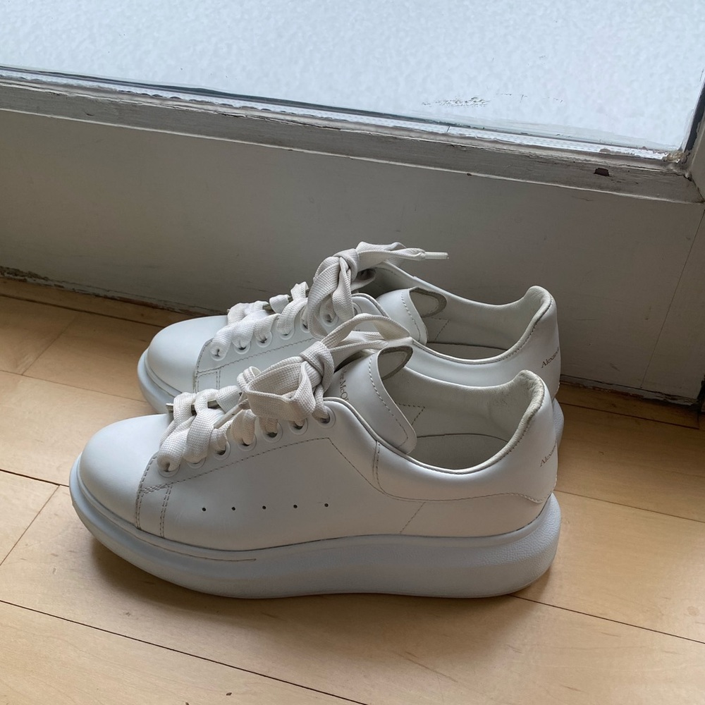 Alexander McQueen Oversized White Sneakers